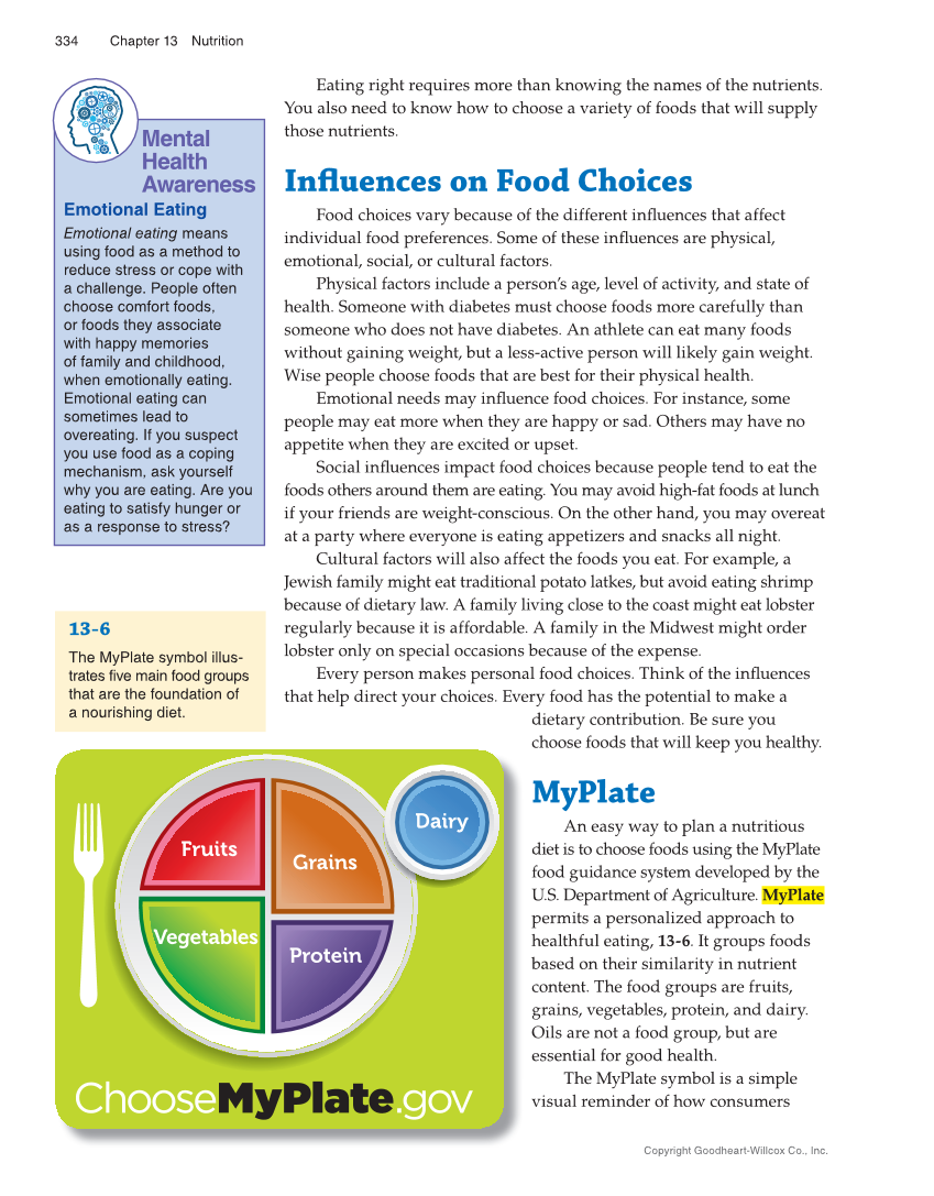 Succeeding in Life and Career: Foundations of Human Studies 12e, Textbook page 334