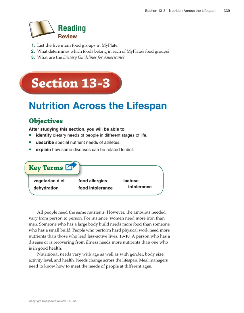 Succeeding in Life and Career: Foundations of Human Studies 12e, Textbook page 339