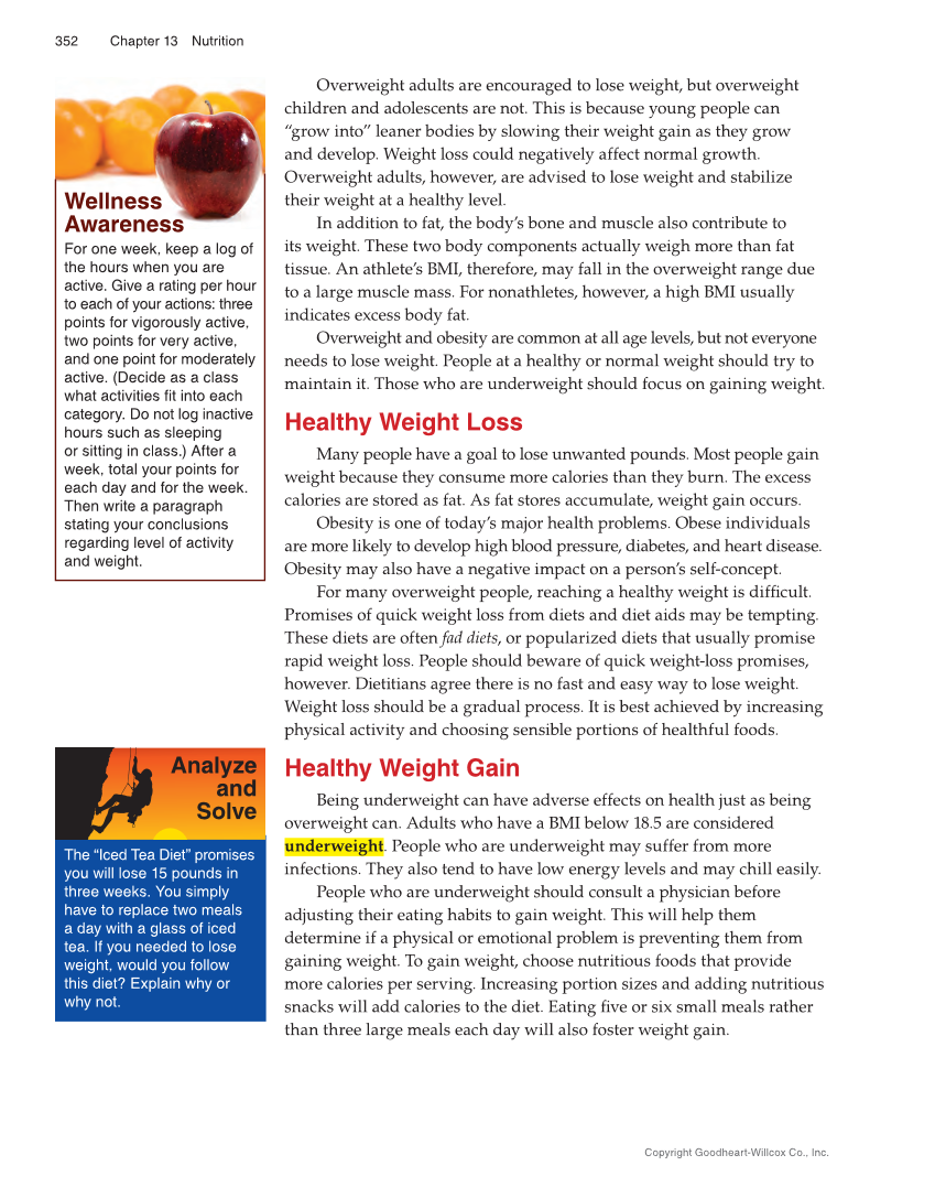 Succeeding in Life and Career: Foundations of Human Studies 12e, Textbook page 352