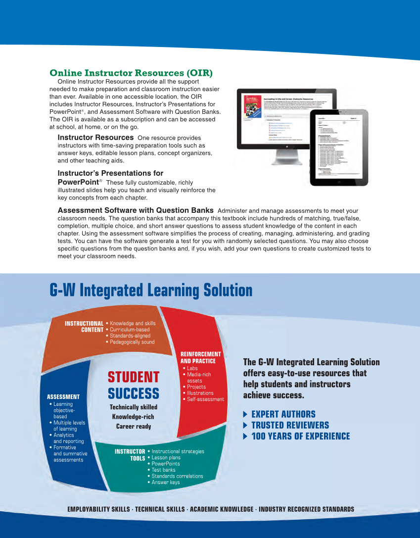Succeeding in Life and Career: Foundations of Human Studies 12e, Textbook page v