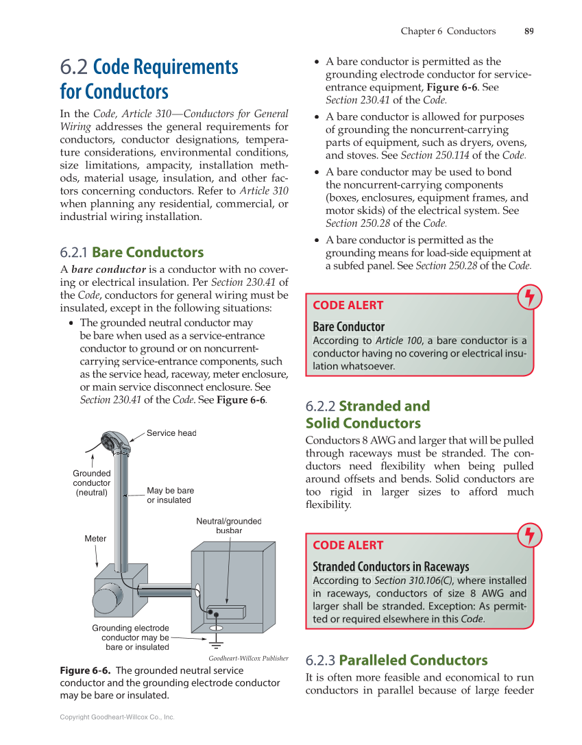 Modern Commercial Wiring, 7th Edition page 89