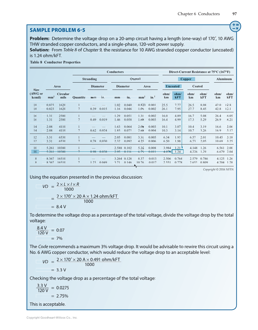 Modern Commercial Wiring, 7th Edition page 97