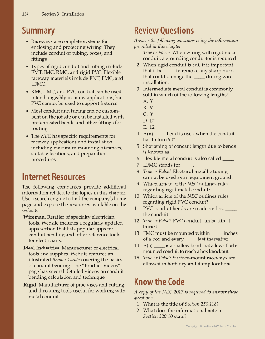 Modern Residential Wiring, 11th Edition page 154