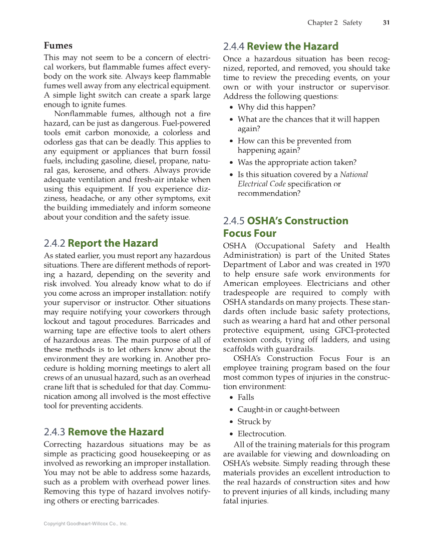 Modern Residential Wiring, 11th Edition page 31