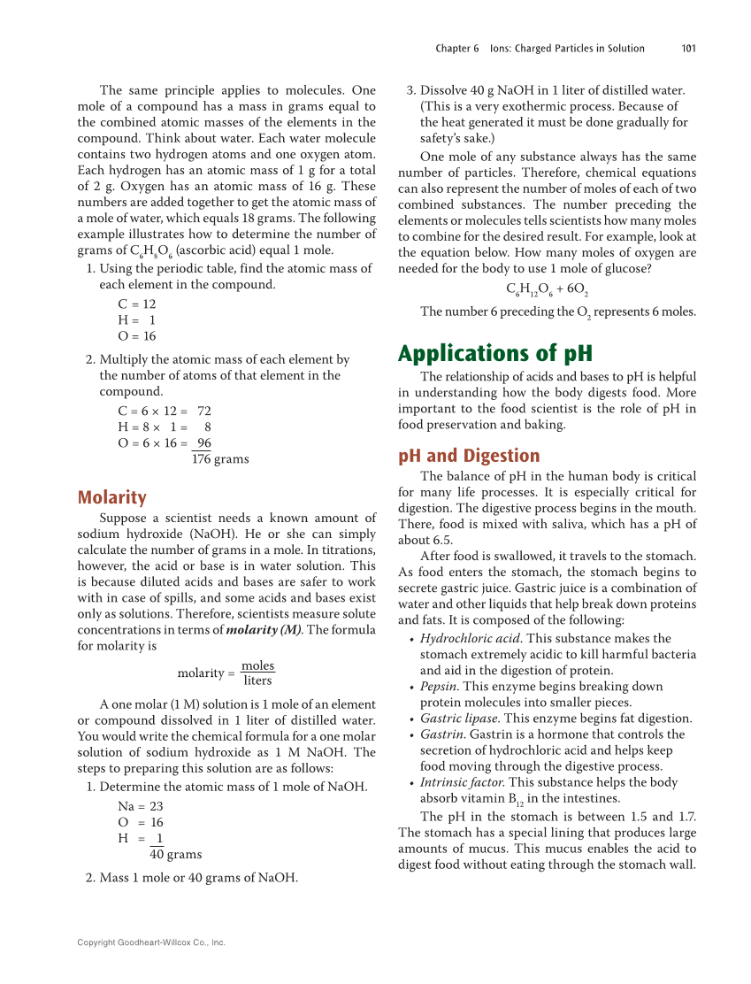 Principles of Food Science 5e, Textbook page 101