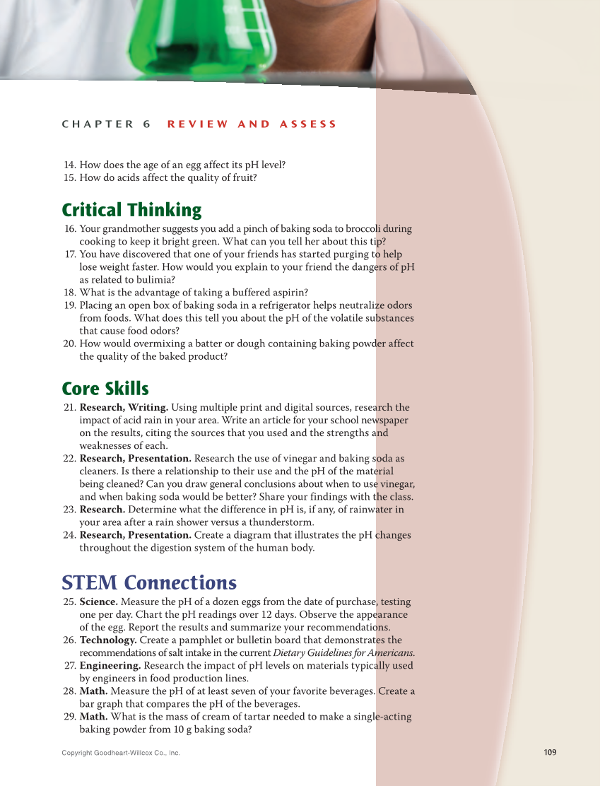 Principles of Food Science 5e, Textbook page 109