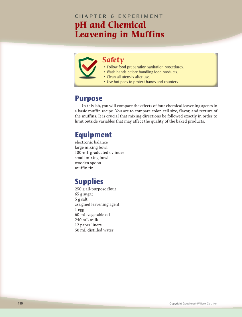 Principles of Food Science 5e, Textbook page 110