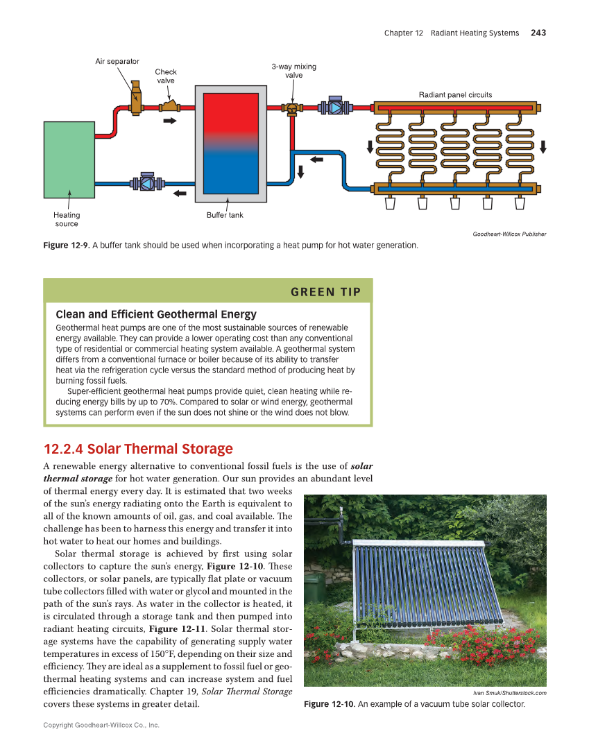 Hydronic Heating: Systems and Applications, Textbook page 243