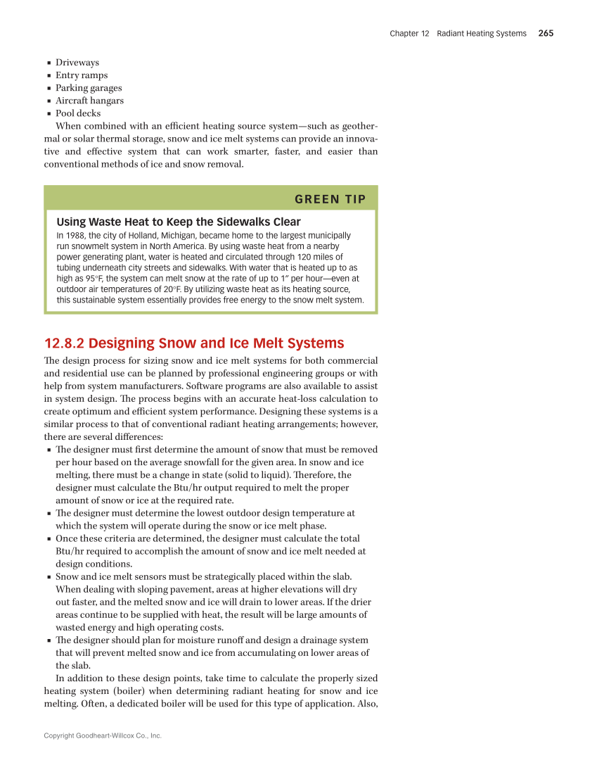 Hydronic Heating: Systems and Applications, Textbook page 265