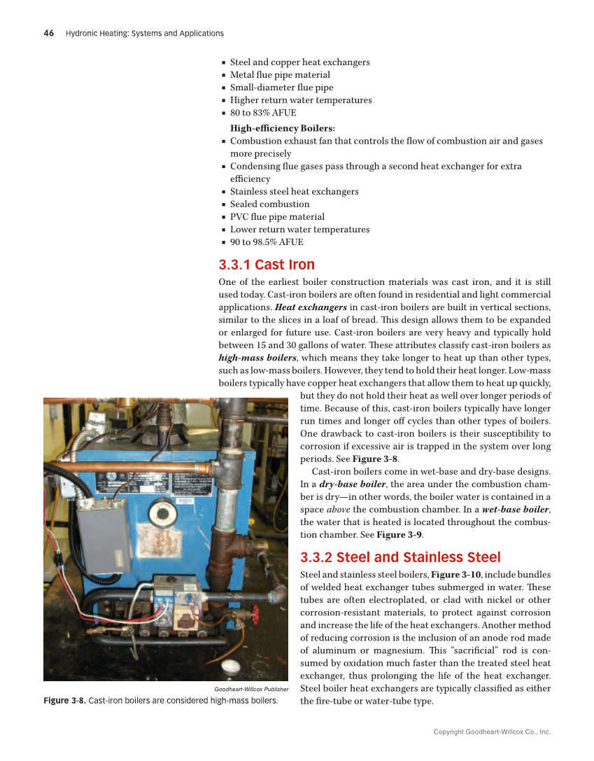 Hydronic Heating: Systems and Applications, Textbook page 46