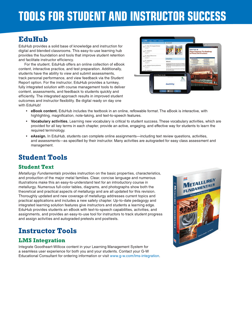 Metallurgy Fundamentals, 6th Edition page M6