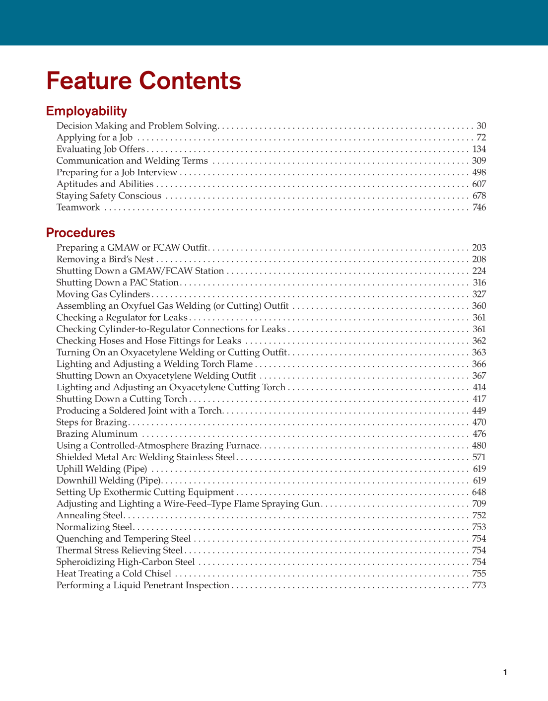 Modern Welding, 12th Edition page 1