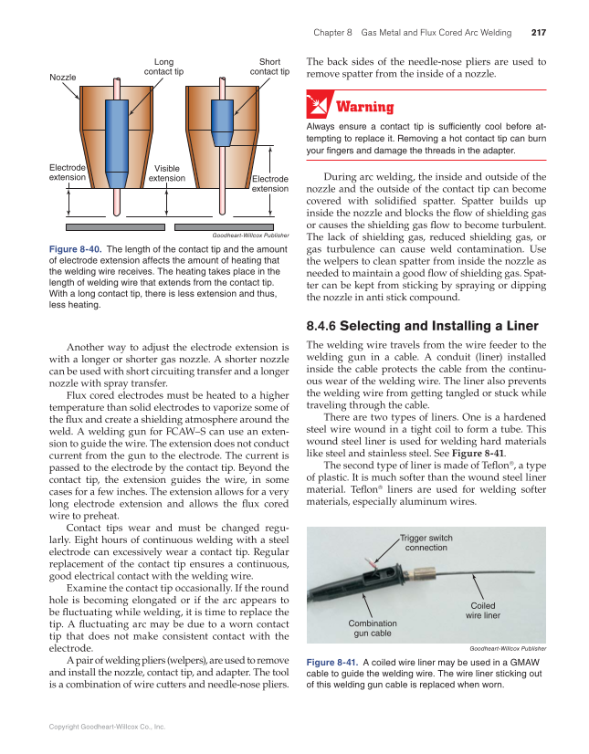 Modern Welding, 12th Edition page 217