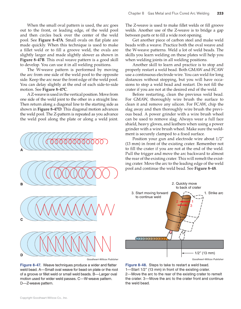 Modern Welding, 12th Edition page 223