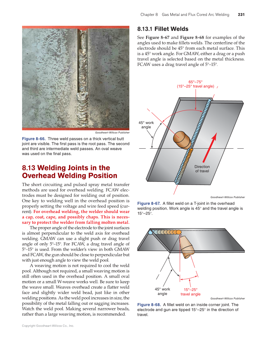 Modern Welding, 12th Edition page 231