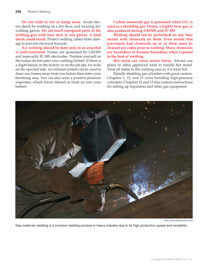 Modern Welding, 12th Edition page 236