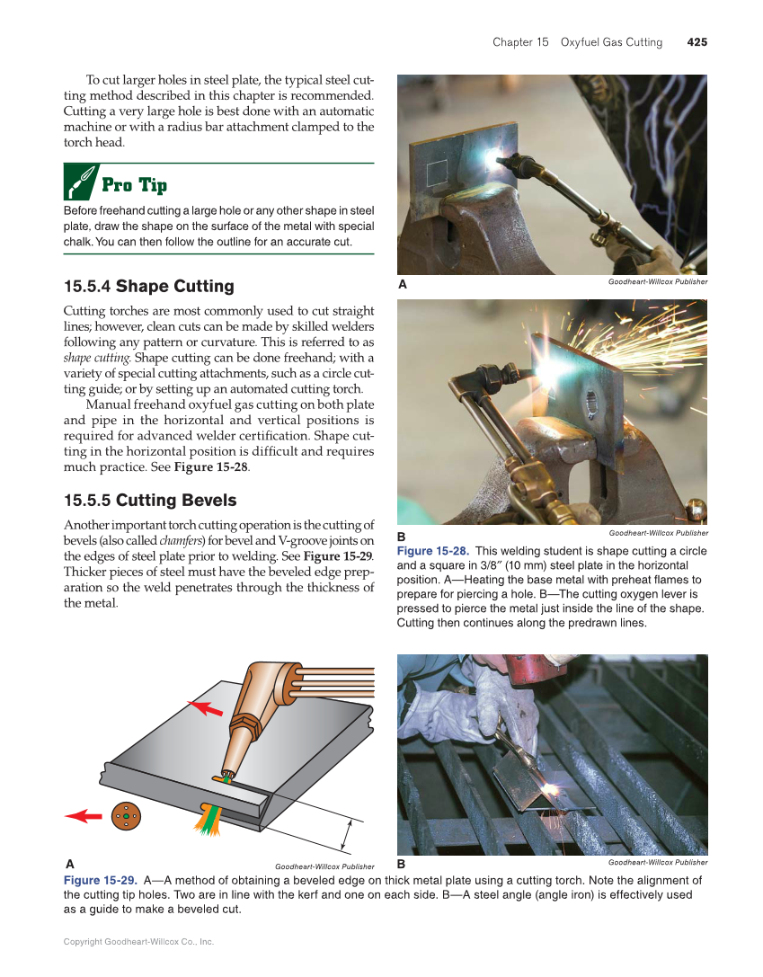 Modern Welding, 12th Edition page 425
