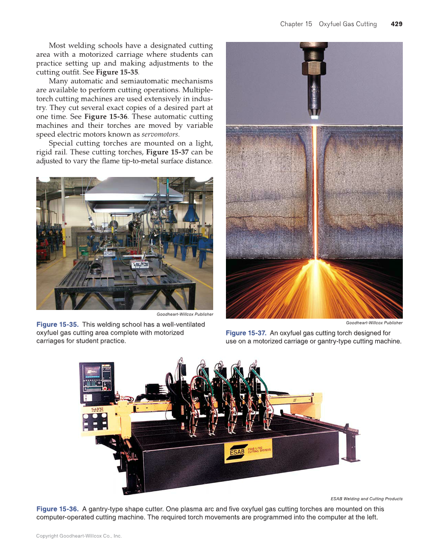 Modern Welding, 12th Edition page 429