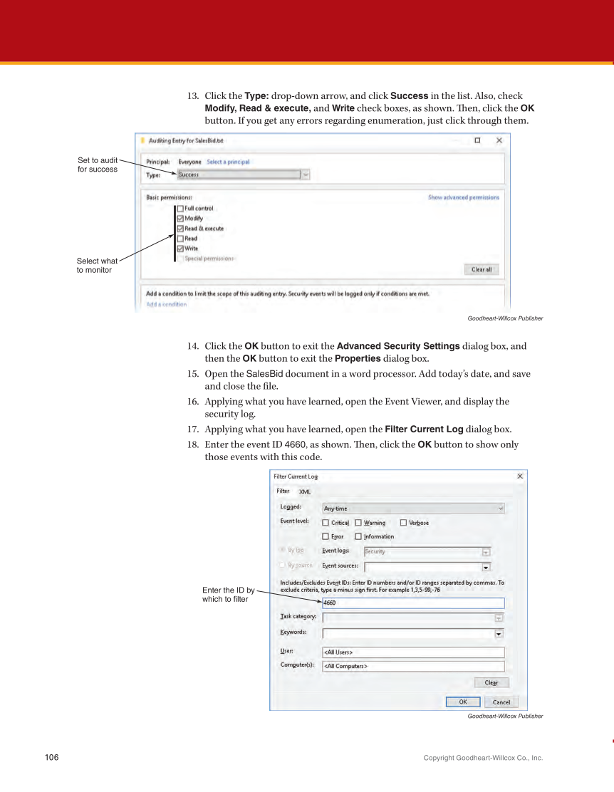 Security Essentials, Textbook page 106