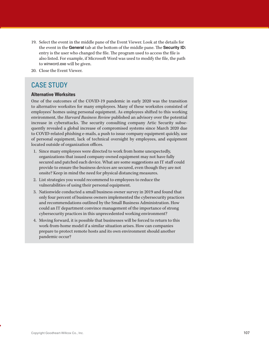 Security Essentials, Textbook page 107