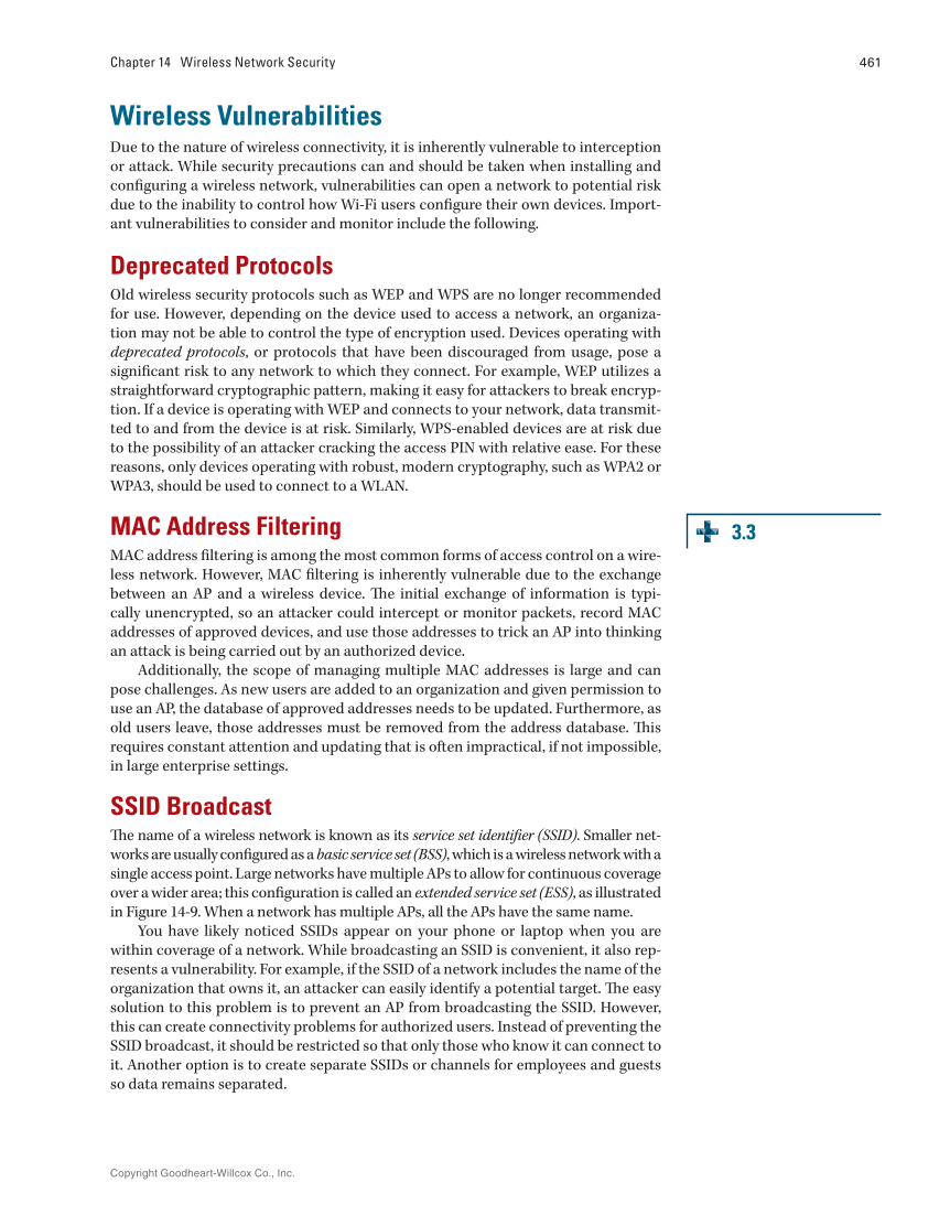 Security Essentials, Textbook page 461