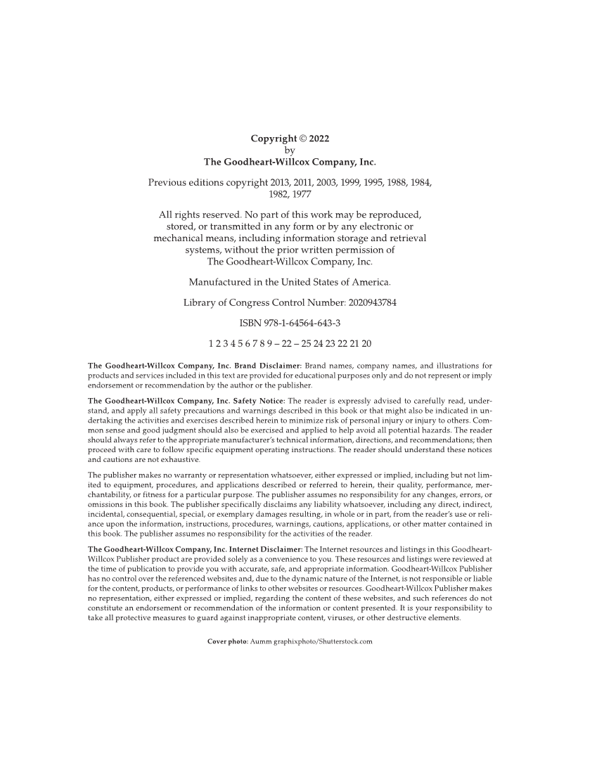 Geometric Dimensioning and Tolerancing: Principles and Practices 10e, Textbook page ii