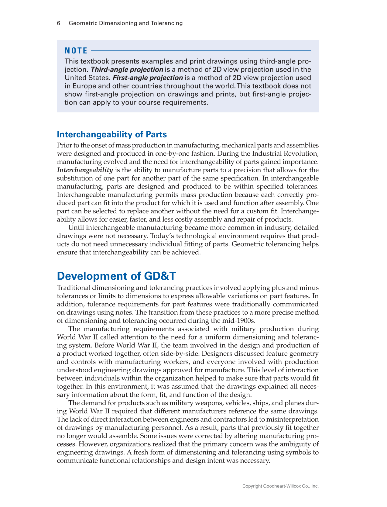 Geometric Dimensioning and Tolerancing: Principles and Practices 10e, Textbook page 6
