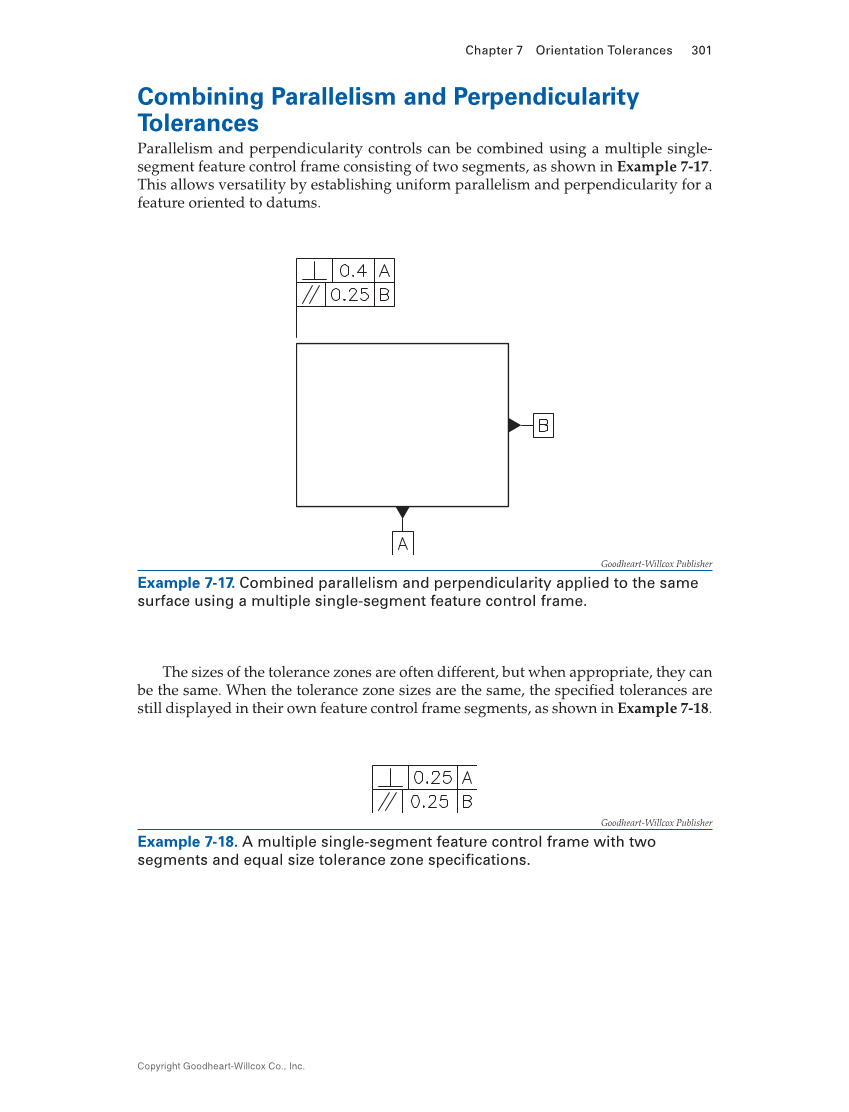 Geometric Dimensioning and Tolerancing: Principles and Practices 10e, Textbook page 301