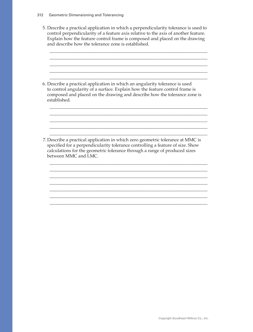 Geometric Dimensioning and Tolerancing: Principles and Practices 10e, Textbook page 312