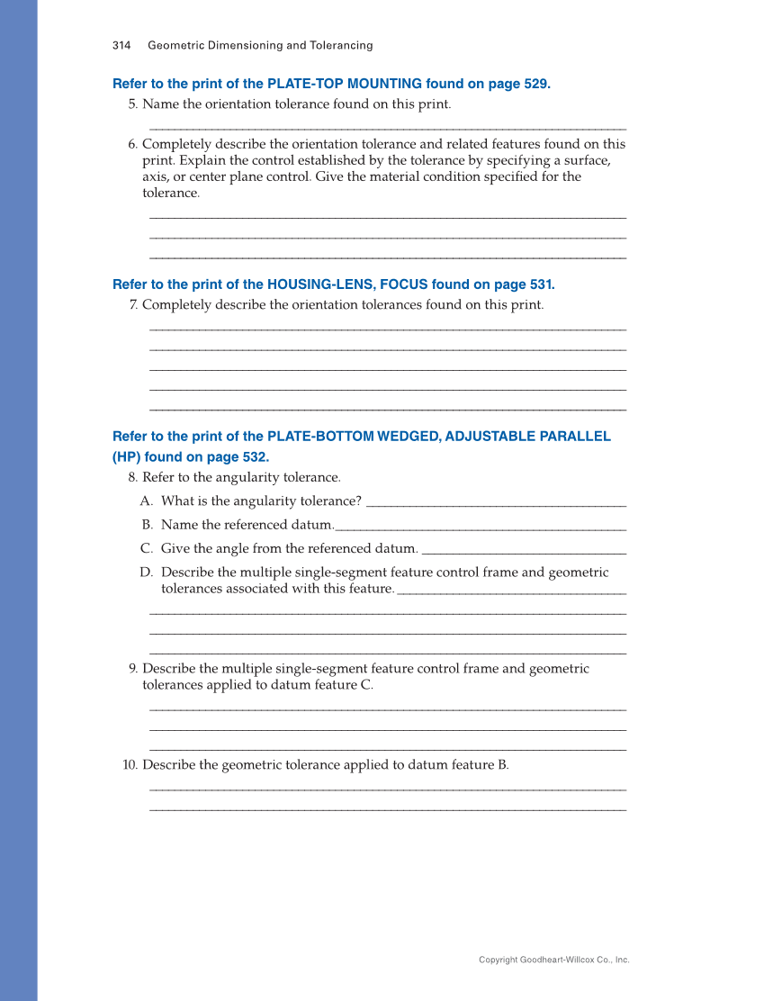 Geometric Dimensioning and Tolerancing: Principles and Practices 10e, Textbook page 314