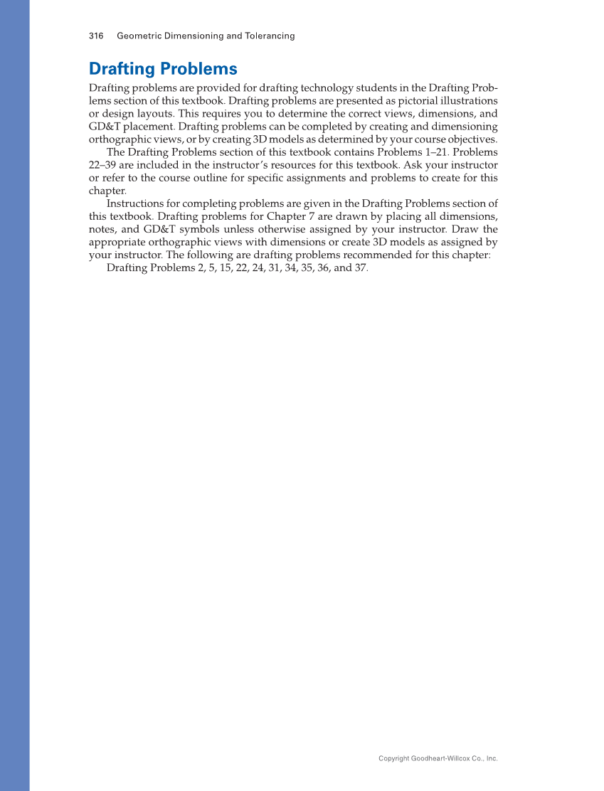 Geometric Dimensioning and Tolerancing: Principles and Practices 10e, Textbook page 316