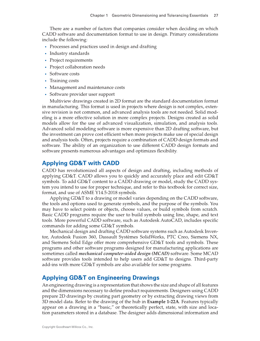 Geometric Dimensioning and Tolerancing: Principles and Practices 10e, Textbook page 27