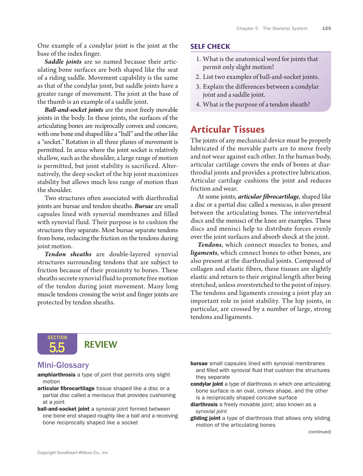 Anatomy & Physiology Essentials 2e, Textbook page 155