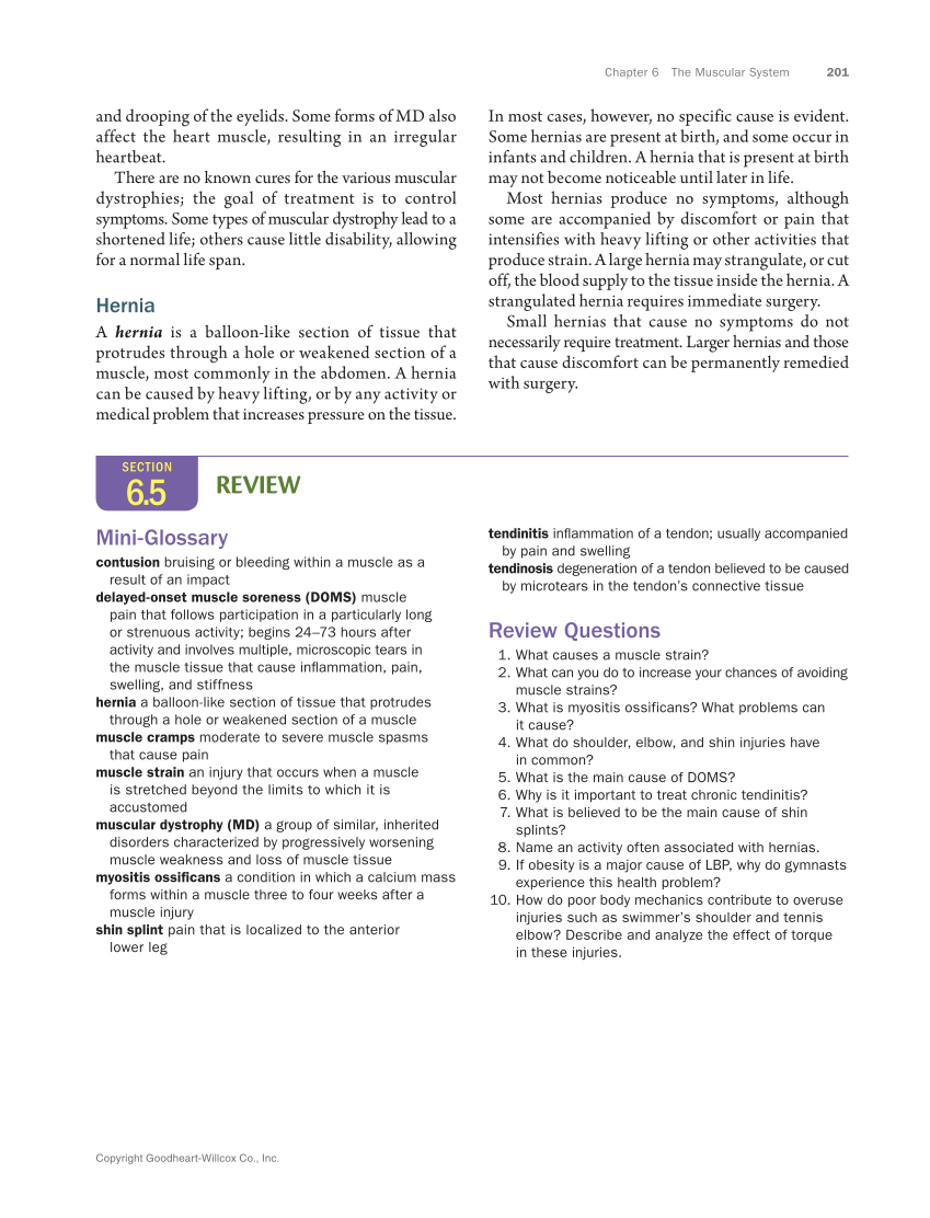 Anatomy & Physiology Essentials 2e, Textbook page 201