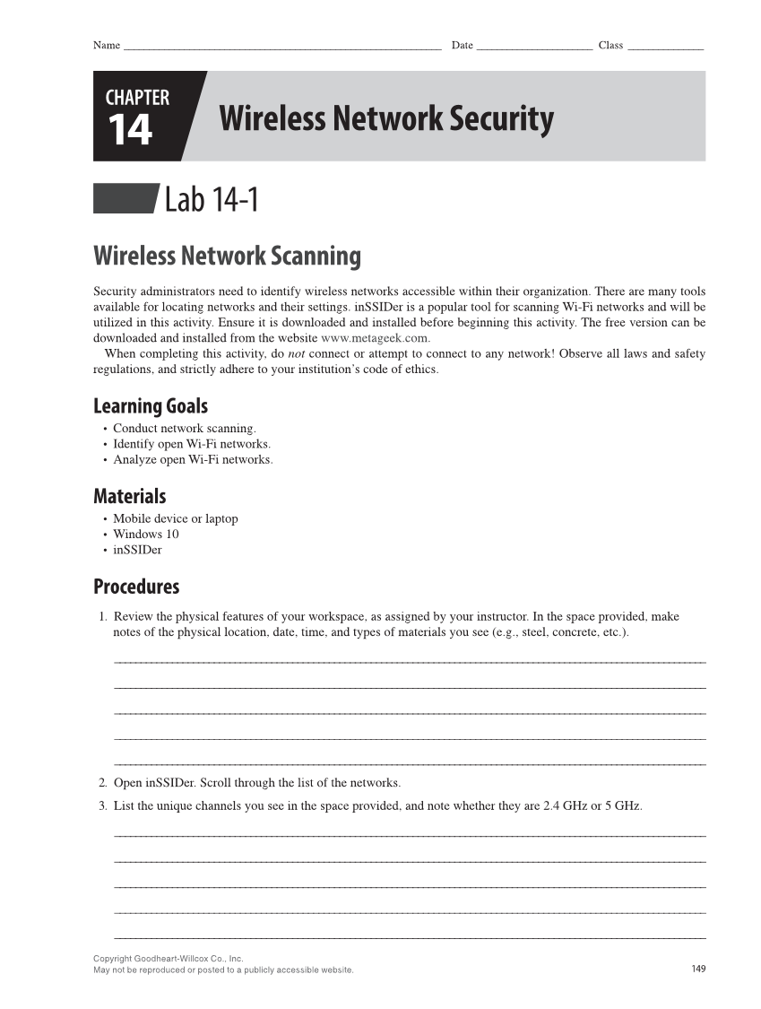 Security Essentials, Lab Manual page 149