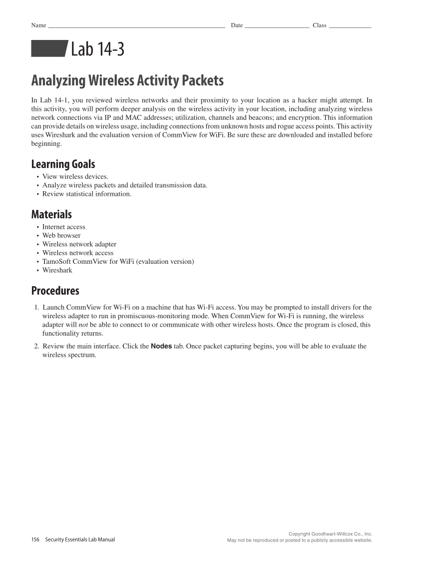 Security Essentials, Lab Manual page 156