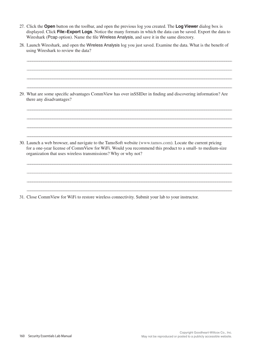 Security Essentials, Lab Manual page 160