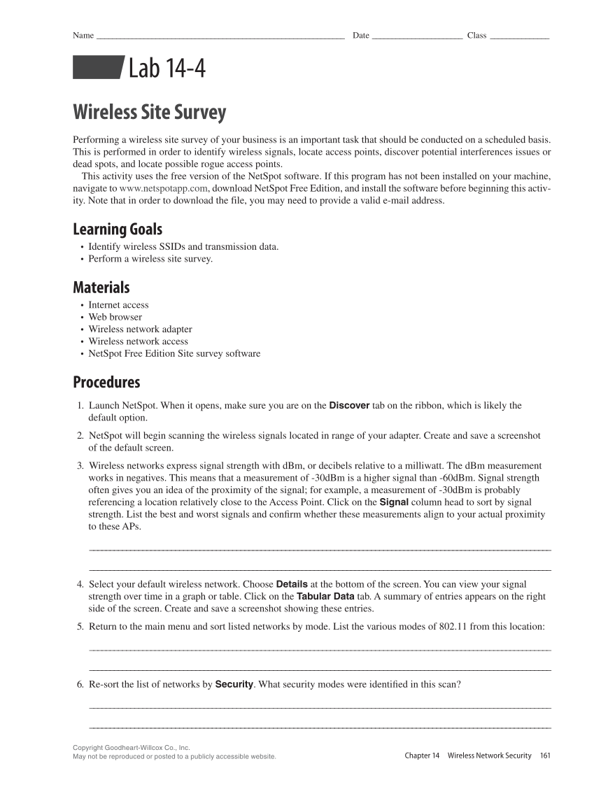 Security Essentials, Lab Manual page 161