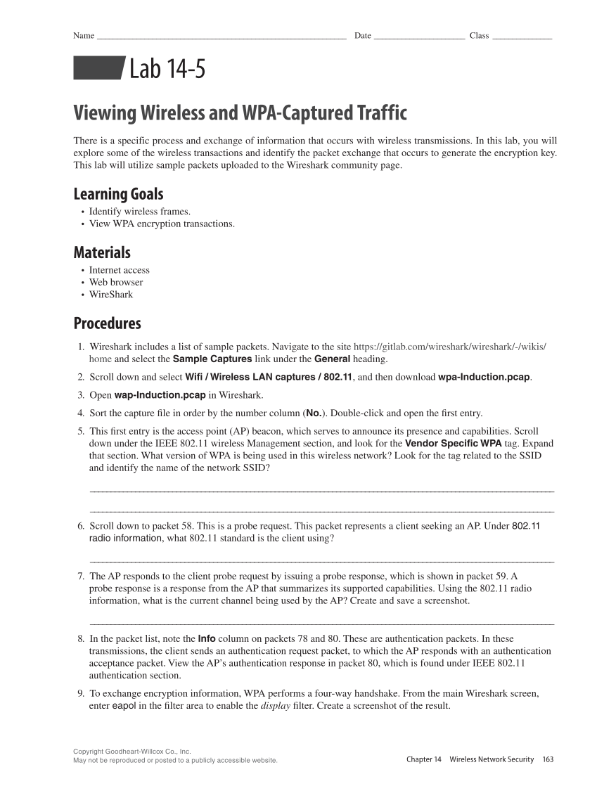 Security Essentials, Lab Manual page 163