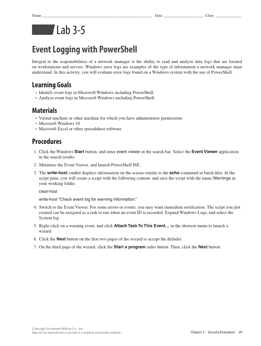 Security Essentials, Lab Manual page 29