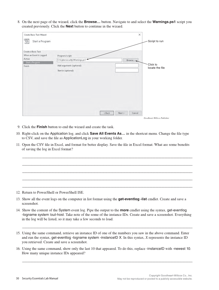 Security Essentials, Lab Manual page 30