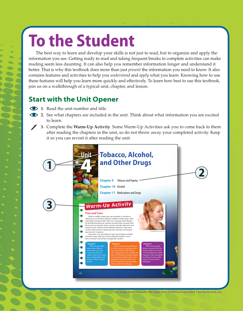 Comprehensive Health Skills for Middle School 2e page xvii