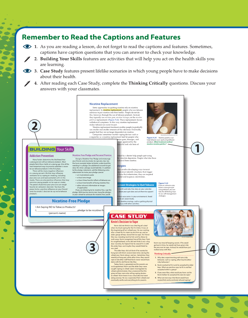 Comprehensive Health Skills for Middle School 2e page xx