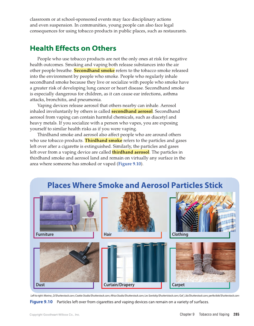 Comprehensive Health Skills for Middle School 2e page 285