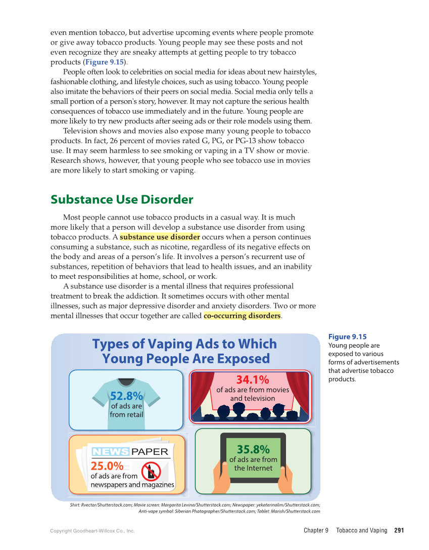 Comprehensive Health Skills for Middle School 2e page 291
