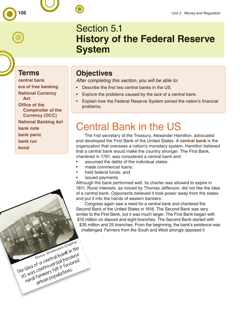 Banking & Financial Systems, 2nd Edition page 106