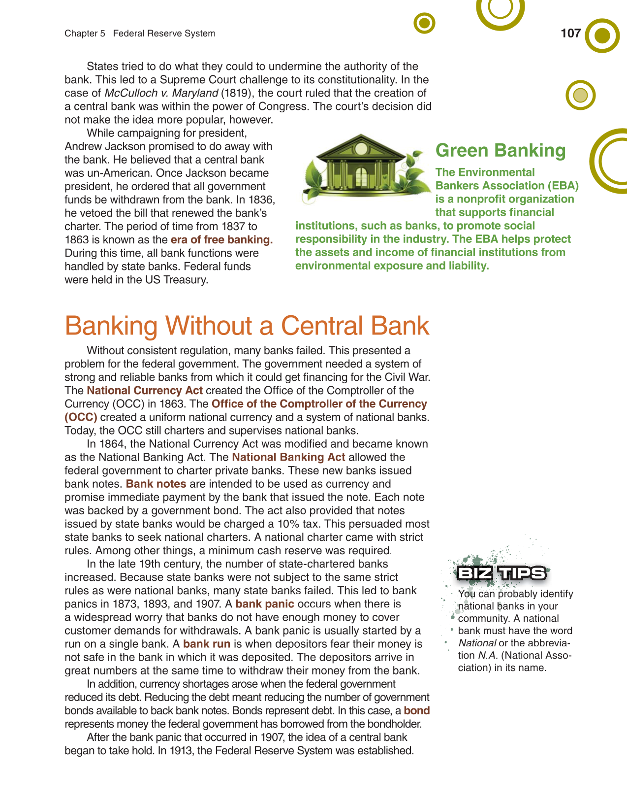 Banking & Financial Systems, 2nd Edition page 107