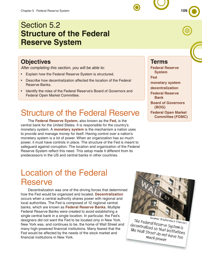 Banking & Financial Systems, 2nd Edition page 109