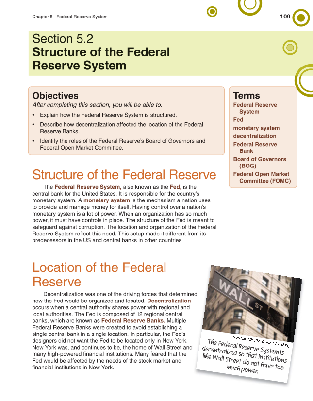 Banking & Financial Systems, 2nd Edition page 109