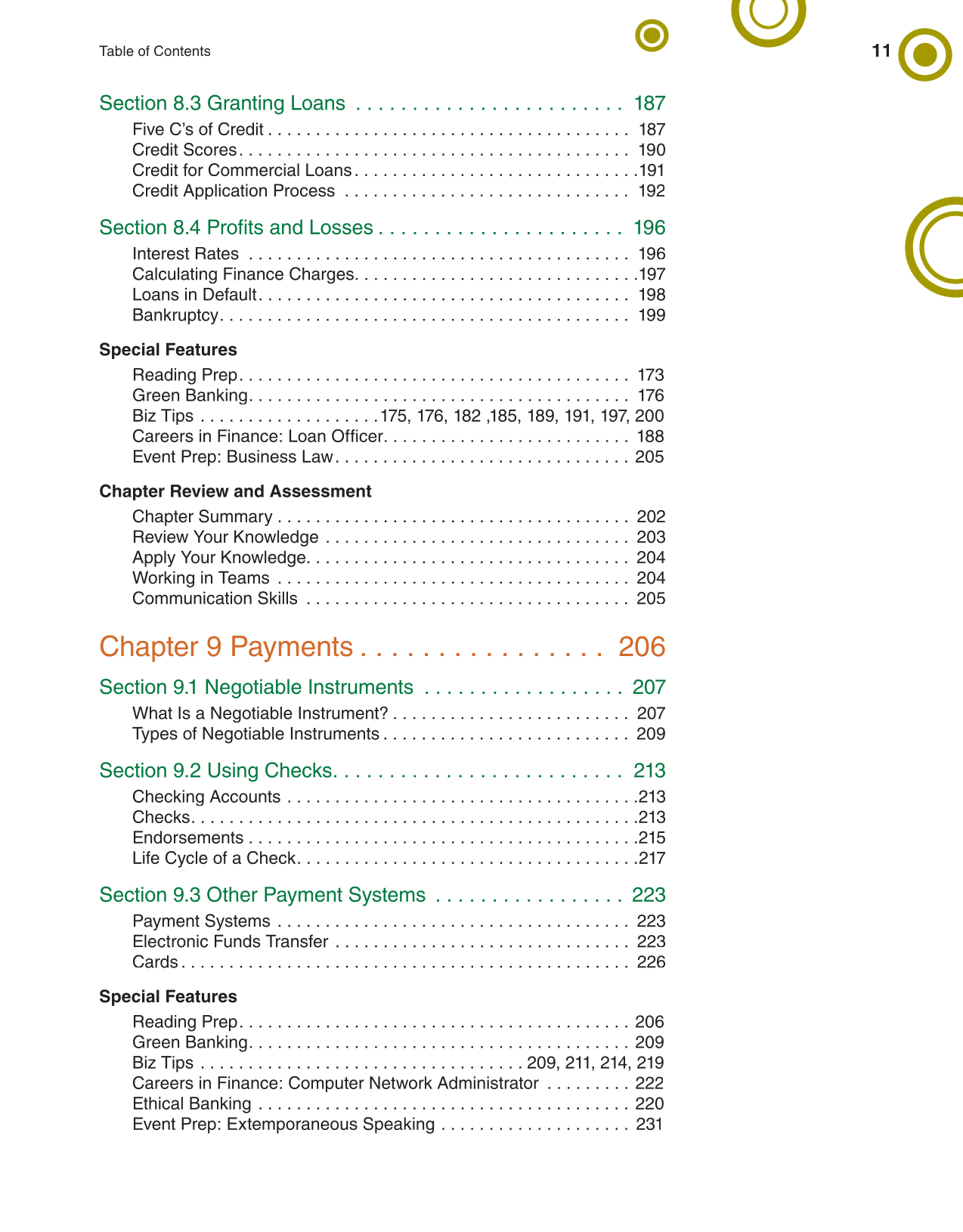 Banking & Financial Systems, 2nd Edition page 11